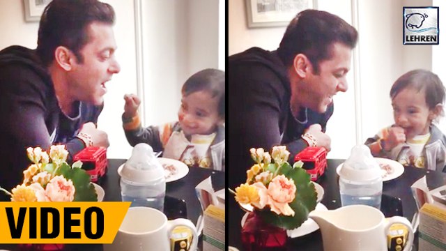 SO CUTE! Salman Khan Gets TROLLED BY Nephew Ahil Khan