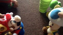 Super Mario Bros Plush Toys Save Princess Peach from bowser in super mario castle