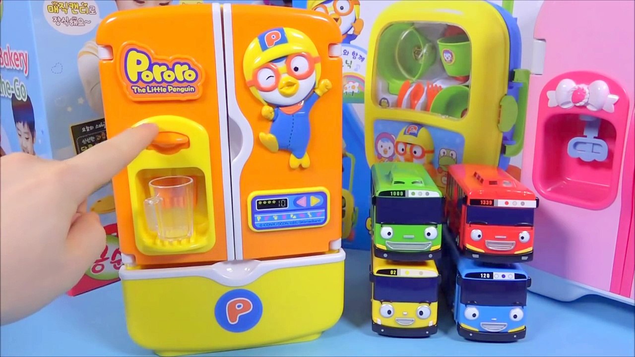 뽀로로 콩순이 쿠키빵빵 타요 뽀롱뽀롱 뽀로로 장난감 Pororo Carrier & C...