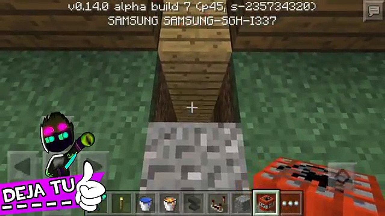 Minecraft Pe 0.14.0 Como hacer unaTrampa de Arenas movedizas Troll [Mecanismos de Redstone