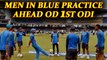 Virat Kohli, MS Dhoni, Rohit Sharma hits nets ahead of Chennai Odi against Australia | Oneindia News