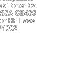 Apptoner Compatible HP85A Black Toner Cartridge CE285A CB435A Crg125 for HP LaserJet P1002