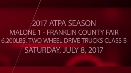 ATPA - Franklin County Fair - 07-08-2017 - 6,200lbs. Two Wheel Drive Trucks Class B