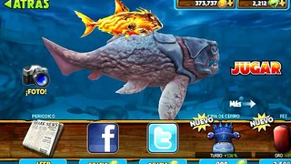 hungry shark evolution SR. MORDISCOS (MOSASAURIO)!!!!!