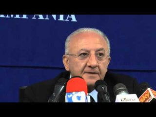 Napoli - De Luca su Magistratura (11.11.15)