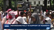 i24NEWS DESK | Indonesians rally in support of Rohingya | Saturday, September 16th 2017