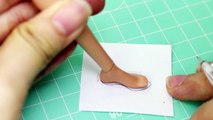 Doll Fashion DIY | How to Make Doll Shoes | Doll Flats | Miniature Shoes
