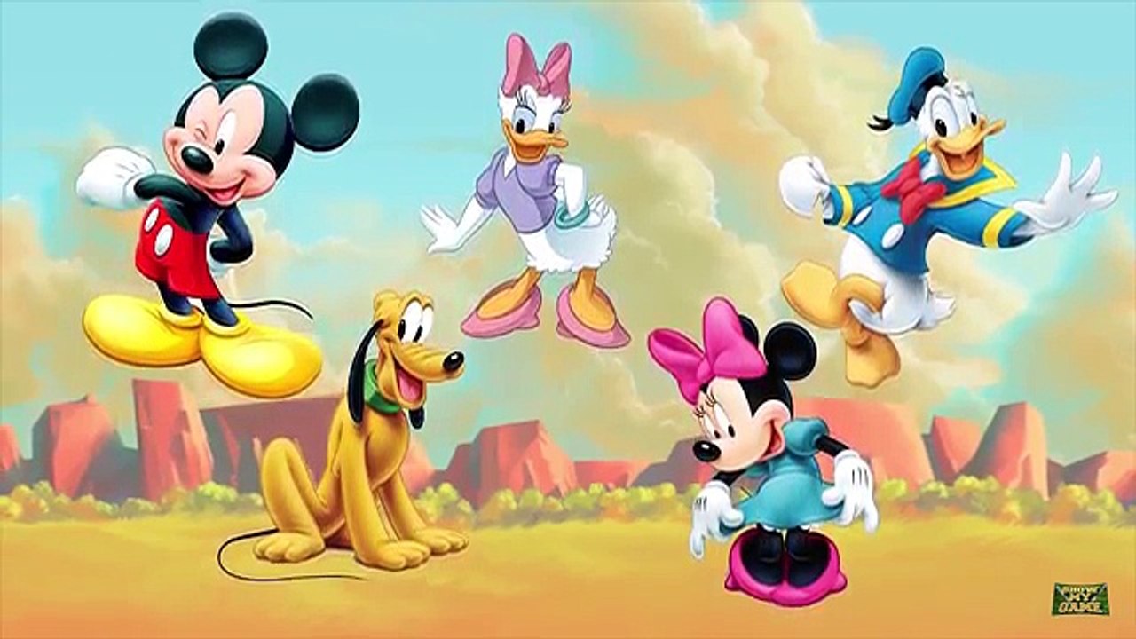 Mickey Mouse Clubhouse Transforms Into Paw Patrol Chase - Finger Family Songs Nursery Rhymes Cartoon