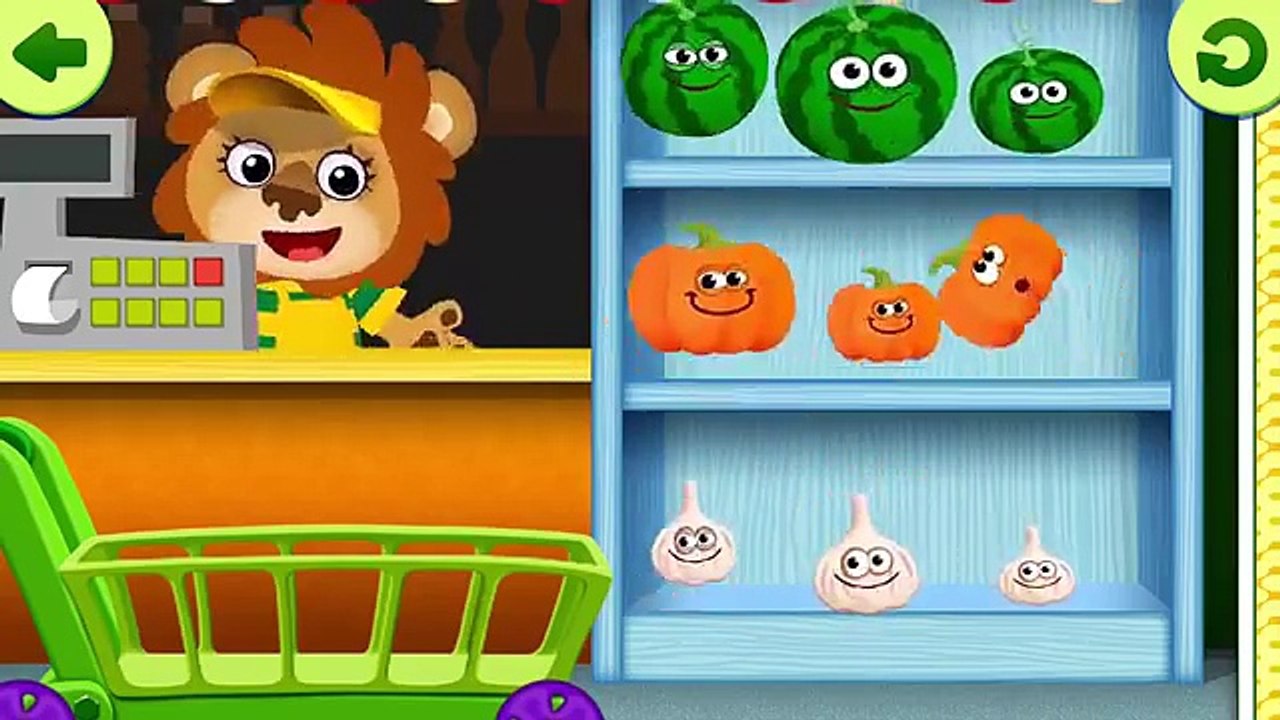 Bébé jouer et Apprendre des noms de les légume avec drôle aliments des jeux