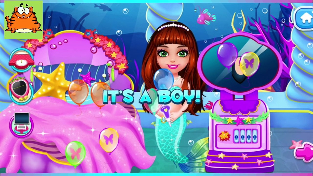 Мультик про беременную русалочку. Детский мультфильм про рождение малыша. Развивающие мультики.