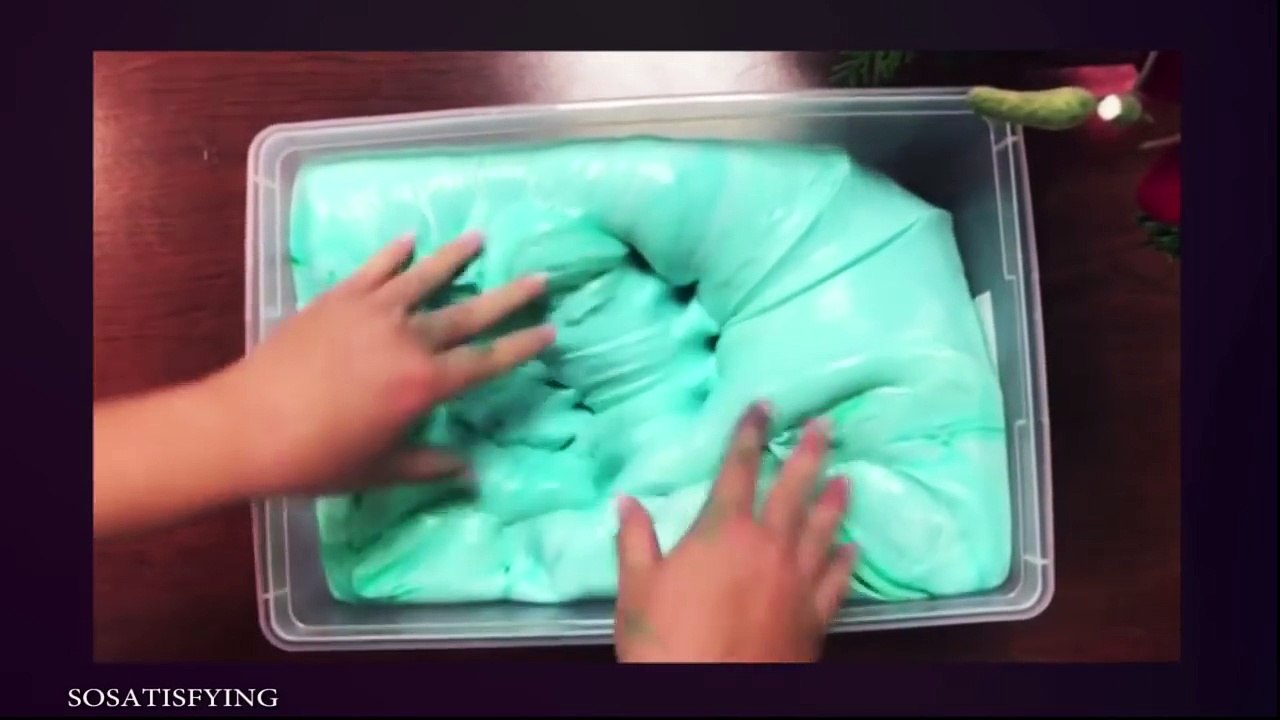 Most SATISFYING JUMBO SLIME Video Ever #18 ASMR - SoSatisfying