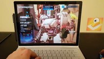 Surface Book w/ Performance Base Playing Overwatch