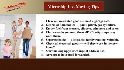 Partial Load Movers | Microship Inc.