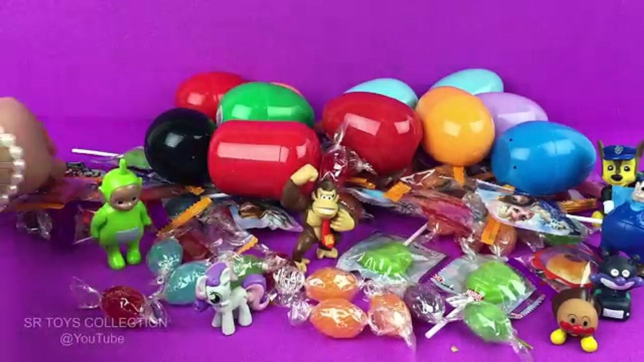 Des œufs souris patrouille patte citrouille Halloween pinata surprise mickey teletubbies mario anpan