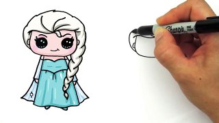 Et Canal dessiner dessin de gelé Comment les princesses à Il Disney Elsa fun2draw personnel soignant