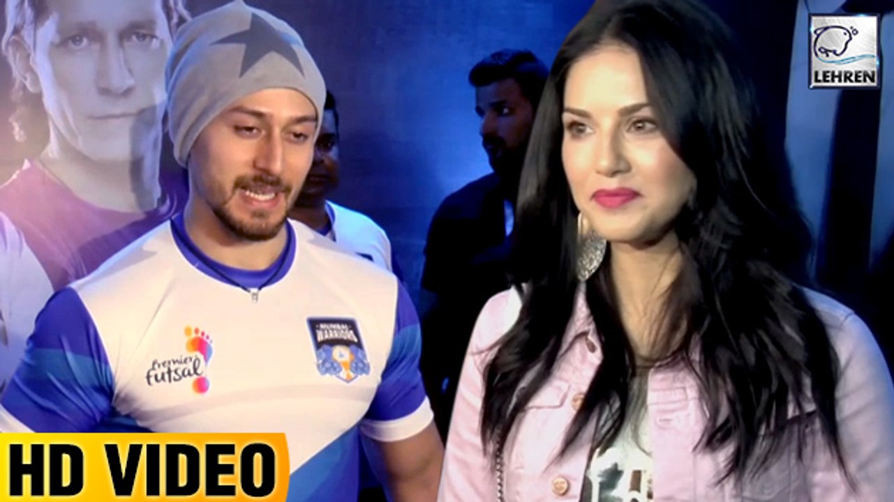 Tiger Shroff And Sunny Leone Promote Football