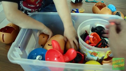 Mr Potato Head toys collection Toy Story bucket of parts