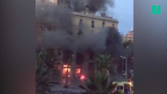 Sept blessés dont un grave dans une explosion à Barcelone