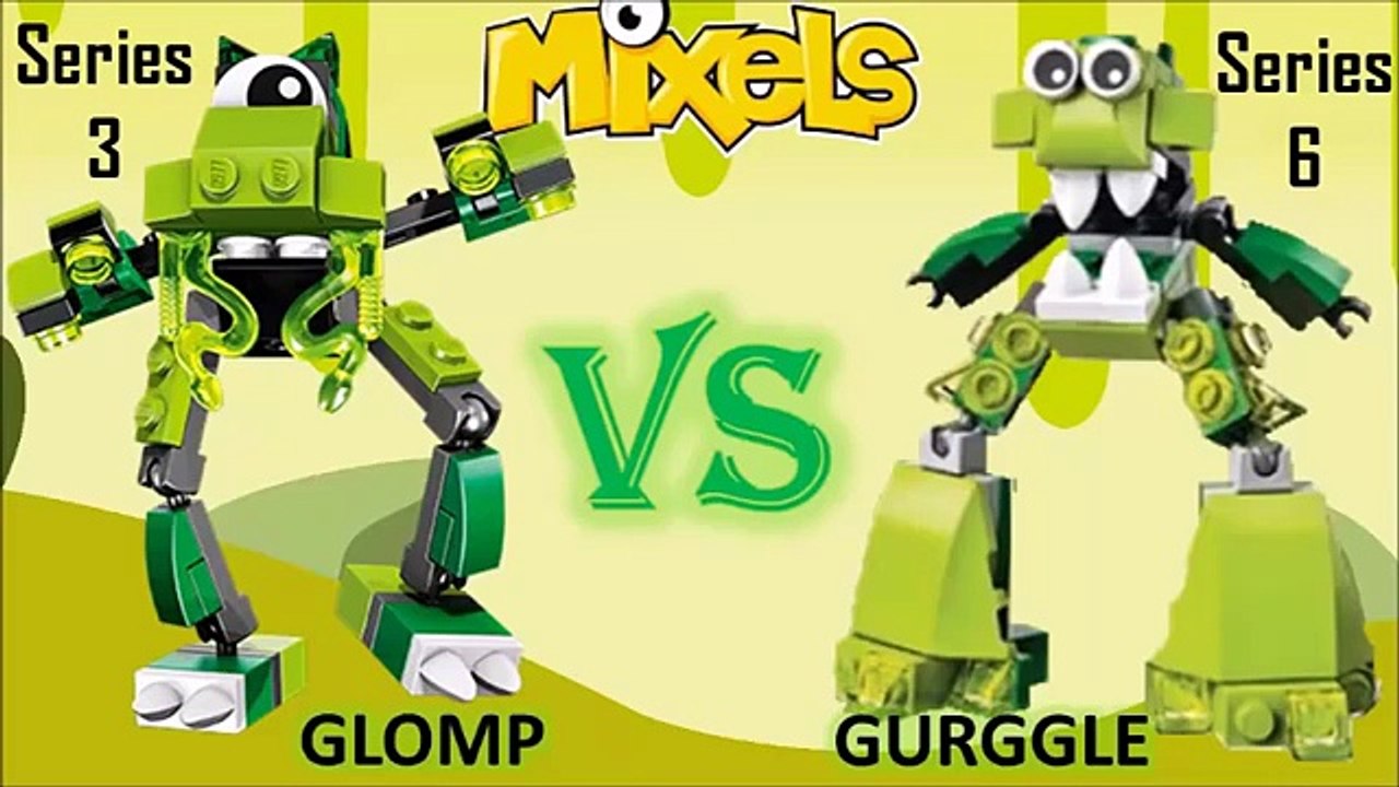 LEGO Mixels GLOMP VS GURGGLE Glorp-Corp Showdown!