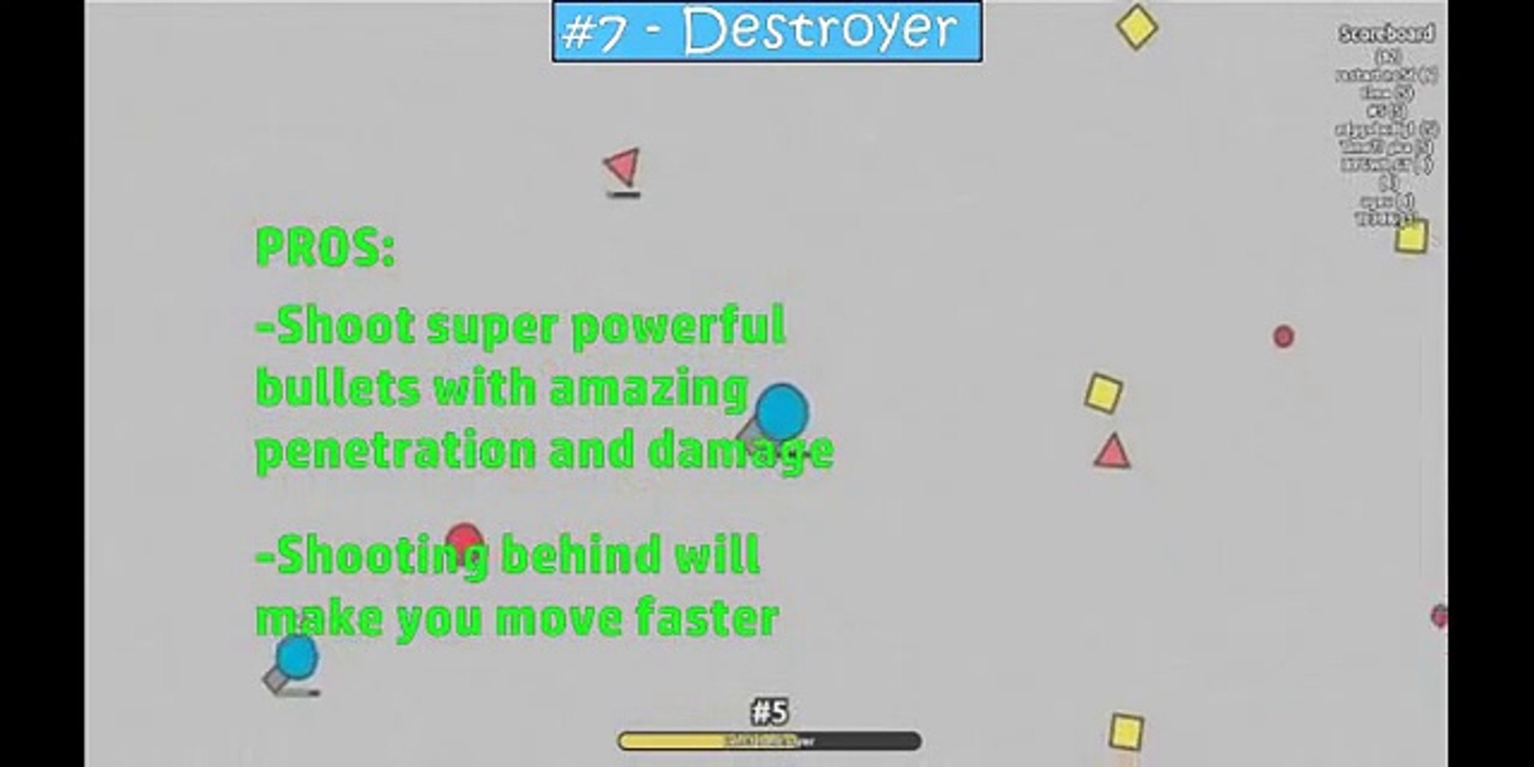 Diep.io - Ranking the classes/upgrades from Worst to Best [OUTDATED] 