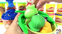 BeeTube Toys - Alvin and the Chipmunks Play doh Toy Surprise Cake with Alvin, Simon, Theod