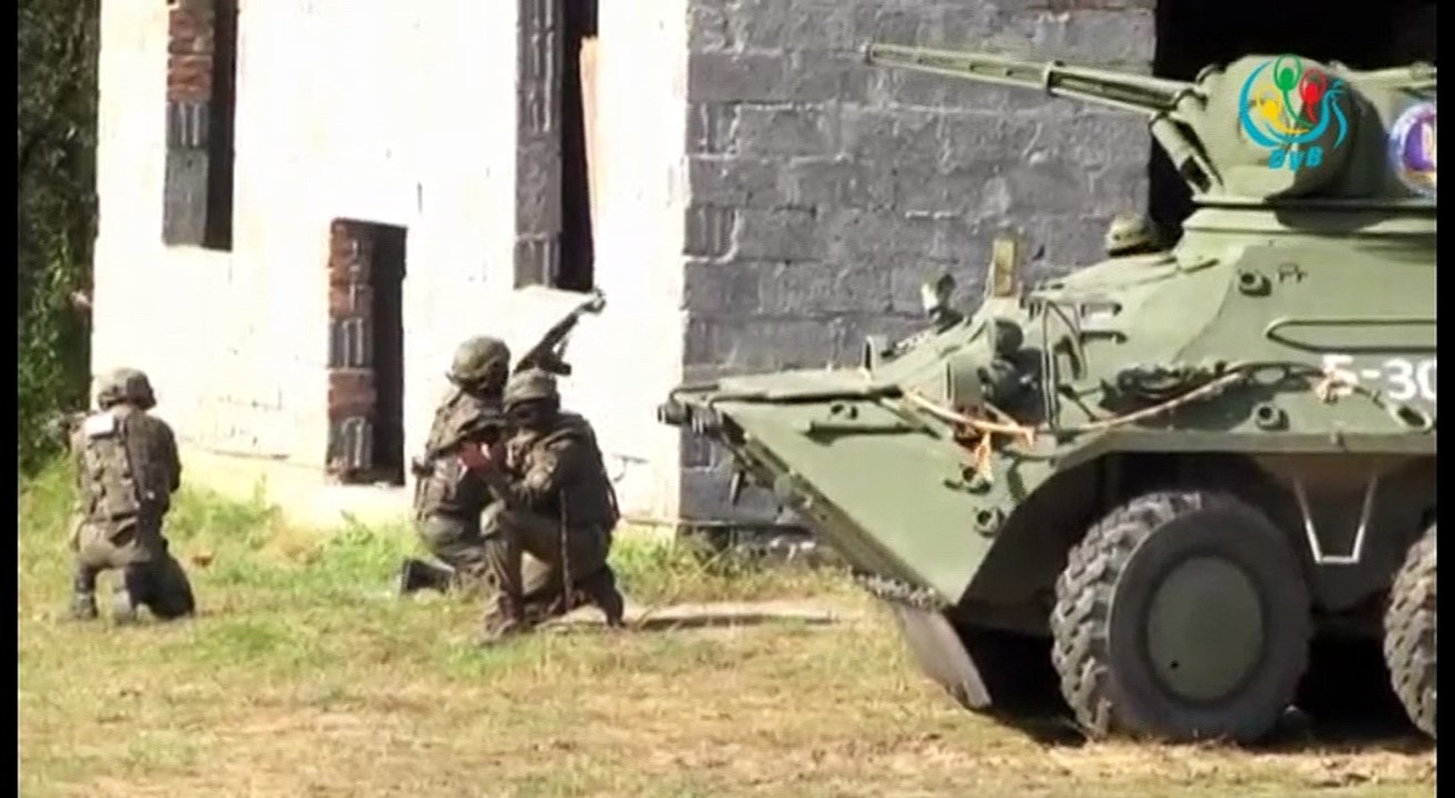 ယူကရိန္းတြင္ ၁၄ ႏုိင္ငံပါ၀င္သည့္ စစ္ေရးေလ့က်င့္မႈႀကီး ျပဳလုပ္ (႐ုပ္သံ)