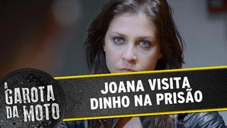 Joana visita Dinho na prisão