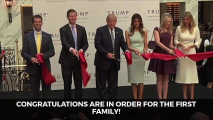 Lara and Eric Trump welcomed the President's 9th grandchild