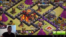 Attaque choc échouer de de contre guerre clans Th9 th8 99