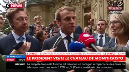 Emmanuel Macron confie une mission de sauvegarde du patrimoine à Stéphane Bern (vidéo)