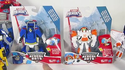 NEW TRANSFORMERS RESCUE BOTS new CHASE AND BLADES TRANSFORM