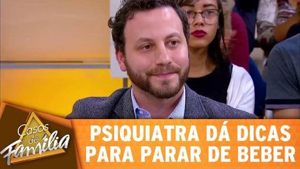 Psiquiatra dá dicas para parar de beber