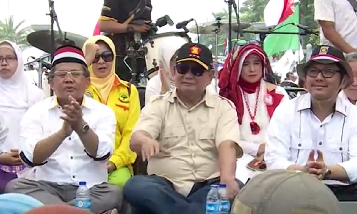 Prabowo dan Amien Rais Kompak Ikut Aksi Bela Rohingya