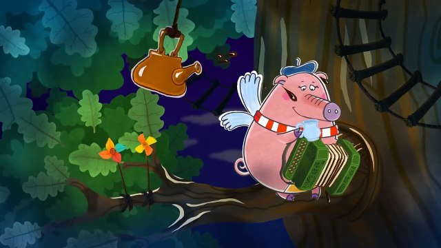 Добрые поучительные мультики для детей | Летающие звери - Там были олени