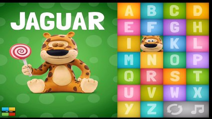 Abecedario en Inglés para niños divertido y canción con animales de plastilina.