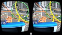 VR roller coaster 3D SBS Google cardboard