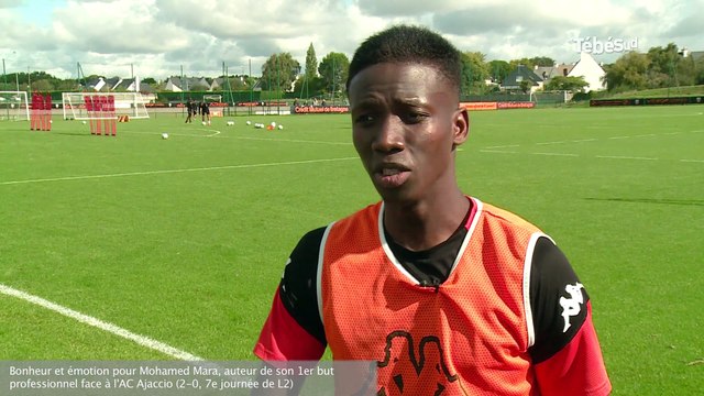 FC Lorient. Bonheur et émotion pour Mohamed Mara