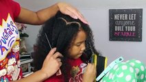 Hearts, Ponytails & Braids | Valentines Day Hairstyle for Kids