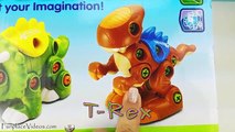 Learn to Create a Dinosaur Dino Names T-Rex Toys Video Kids Toddler Toy Learning Children DIY Babies