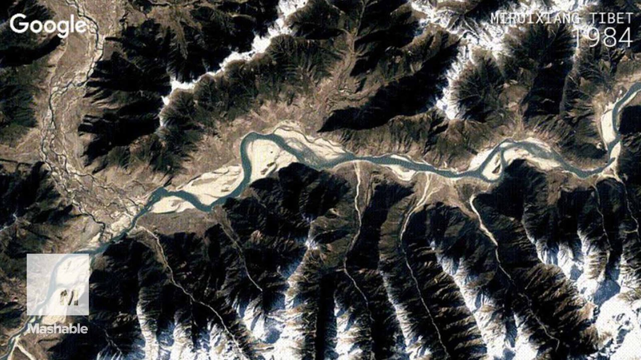 Google Earth Timelapse shows how man has altered the planet in 32 years