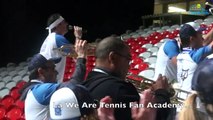 Coupe Davis 2017 - FRA-SRB - La rédaction de Tennis Actu vous fait découvrir la We Are Tennis Fan Academy !