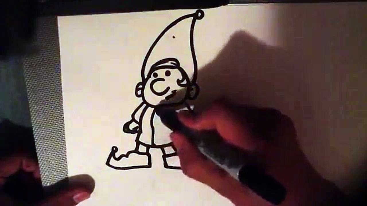 How to Draw an Easy Elf on a Shelf for Beginners