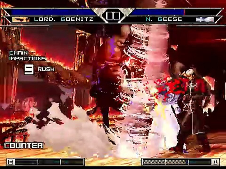 [KOF WOJ] Lord.Goenitz (Me) VS Nightmare Geese