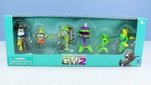 Plants vs. Zombies GW2 MiniFigures 6-Pack Toys Jazwares Opening