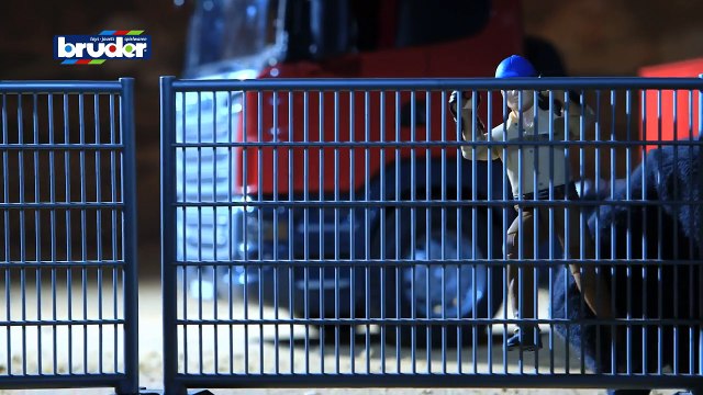 Land Rover Defender Station Wagon Polizeifahrzeug 02595 BRUDER Spielwaren