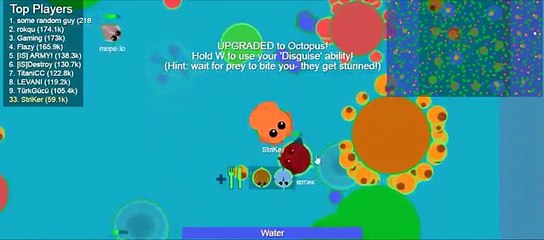 FUNNIEST MOPE.IO OCTOPUS TROLLING!! // DISGUISE ABILITY TROLLING !! Mope.io - iHASYOU
