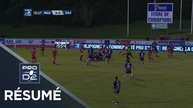 PRO D2 - Résumé Massy-Dax: 21-19- J5 - Saison 2017/2018