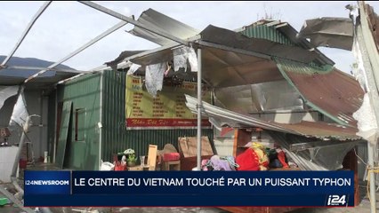 Le centre du Vietnam touché par un puissant typhon