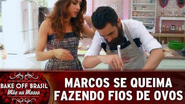 Marcos se queima fazendo fios de ovos