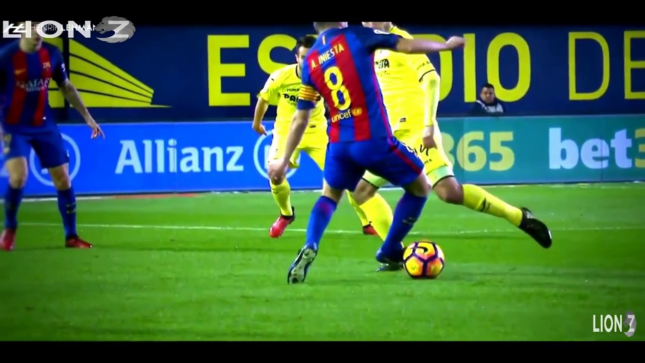 Andres Iniesta 2017 Dribbling Skills-Passes & Assists -- HD